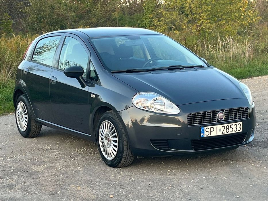 Fiat Grande Punto IDEALNY całe w oryginale 2008/2009 KLIMA 1,4benz. grafit metalik