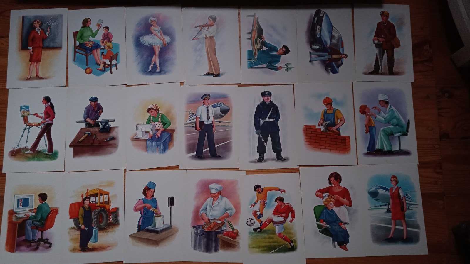 Книги детские, учебники по английскому, немецкому языку, тема карточки