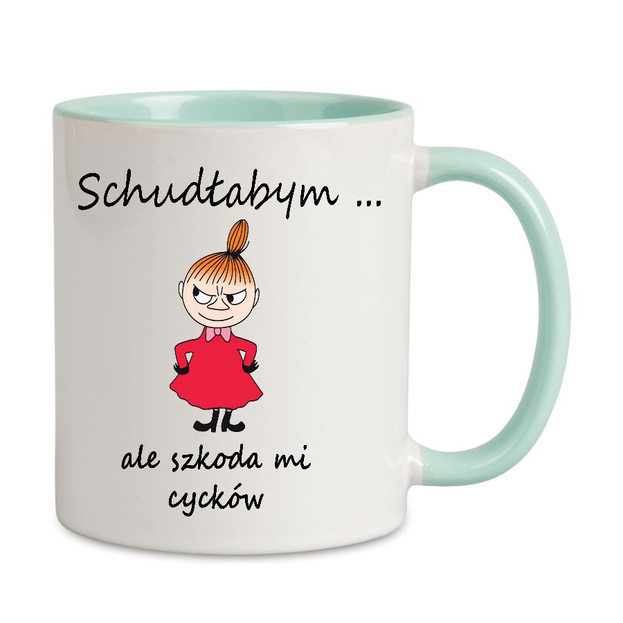 Kubek z nadrukiem Mała Mi, Muminki, Śmieszne, BCMZ-MI-003