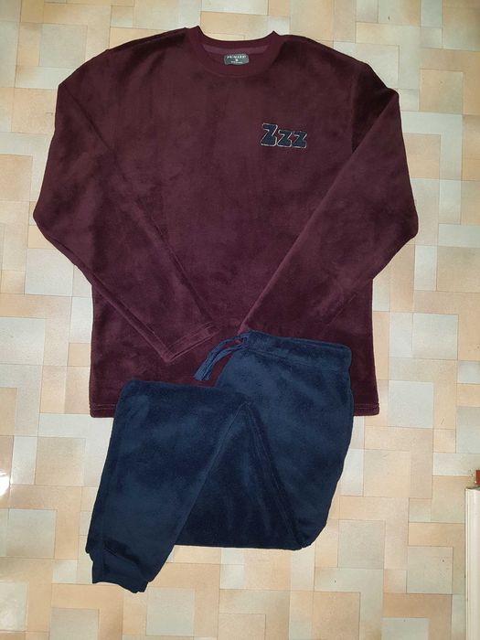 Мега теплый пушистый комплект, пижама меховушка, плюш Primark М р-р