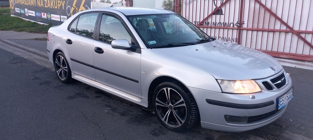 SAAB 9-3 2.0 Turbo 150KM. Skóra, Climatronic, Elektryka, ALU R17, ABS