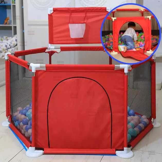 Детский манеж для развития, сухой бассейн для игр, для шаров/ Дитячий