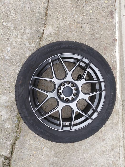 JR Wheels Koła 17' Felgi aluminiowe + letnie opony