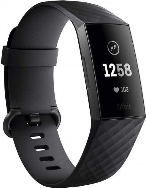 Фитнес-браслет Fitbit Charge 3 Black/Graphite FB409GMBK