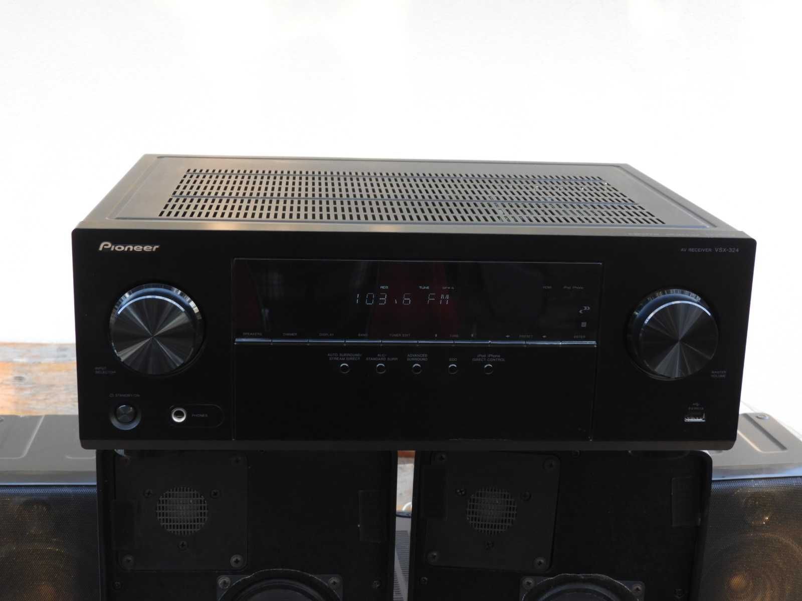 Radio i wzmacniacz Pioneer VSX 324 część dużej wieży