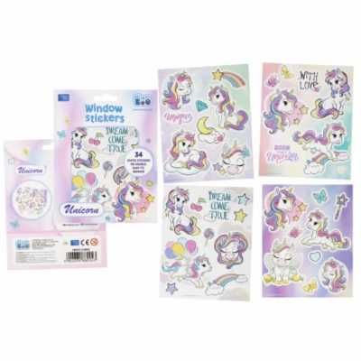 Naklejki na okno Sticker BOO Unicorn