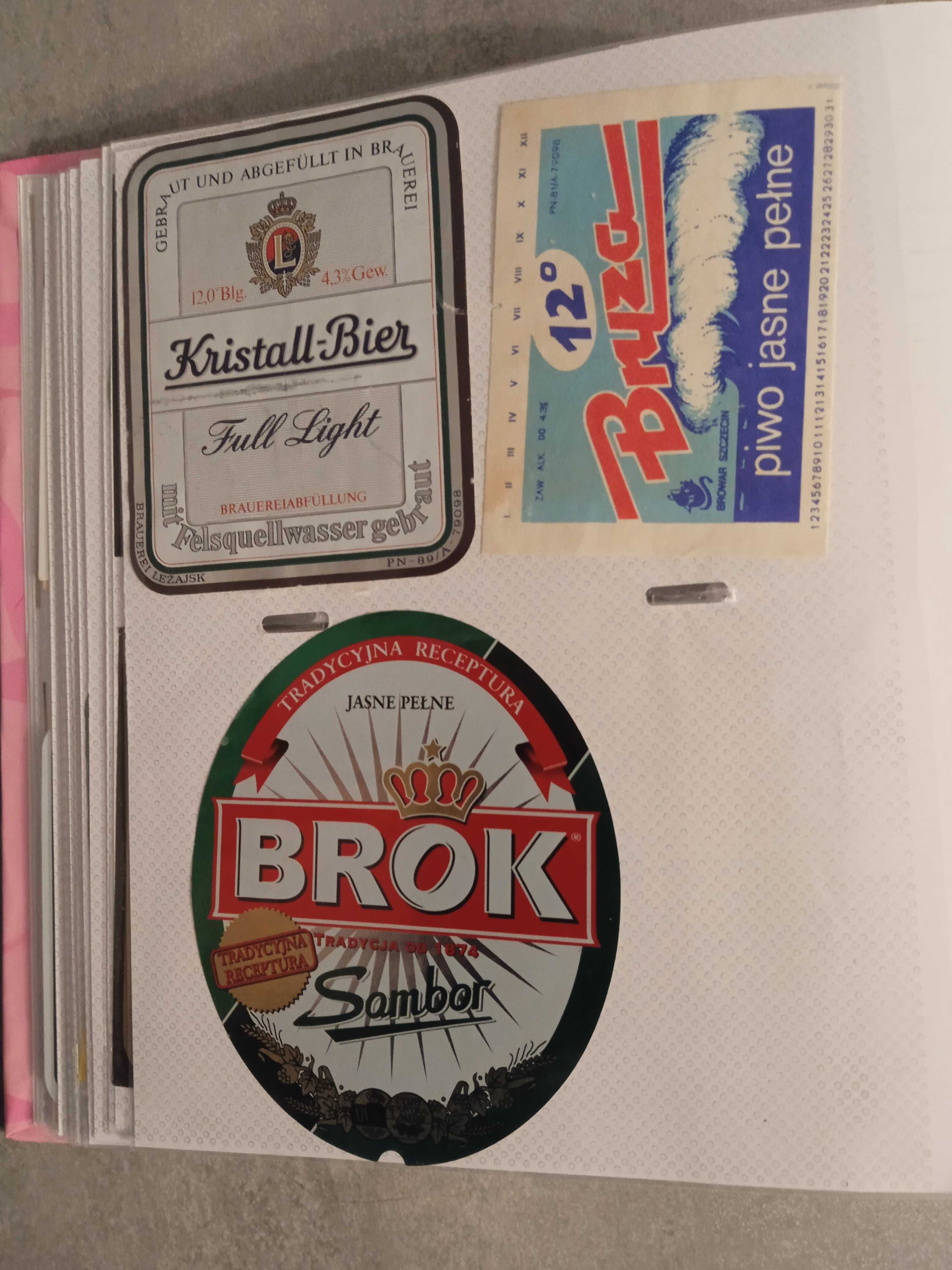 Etykiety 2 od piwo polskie , zagraniczne  ,piwne  niepiwne , krawatki