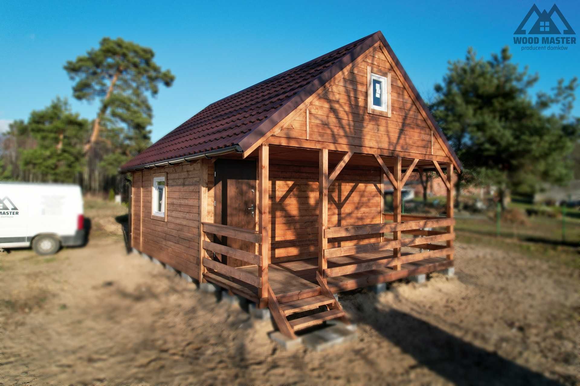 Domek letniskowy 25m2 + 10m2 taras. Na zgłoszenie,