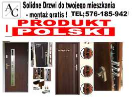 Drzwi ZEWNĘTRZNE wejściowe ,antywłamaniowe z montażem akustyczne