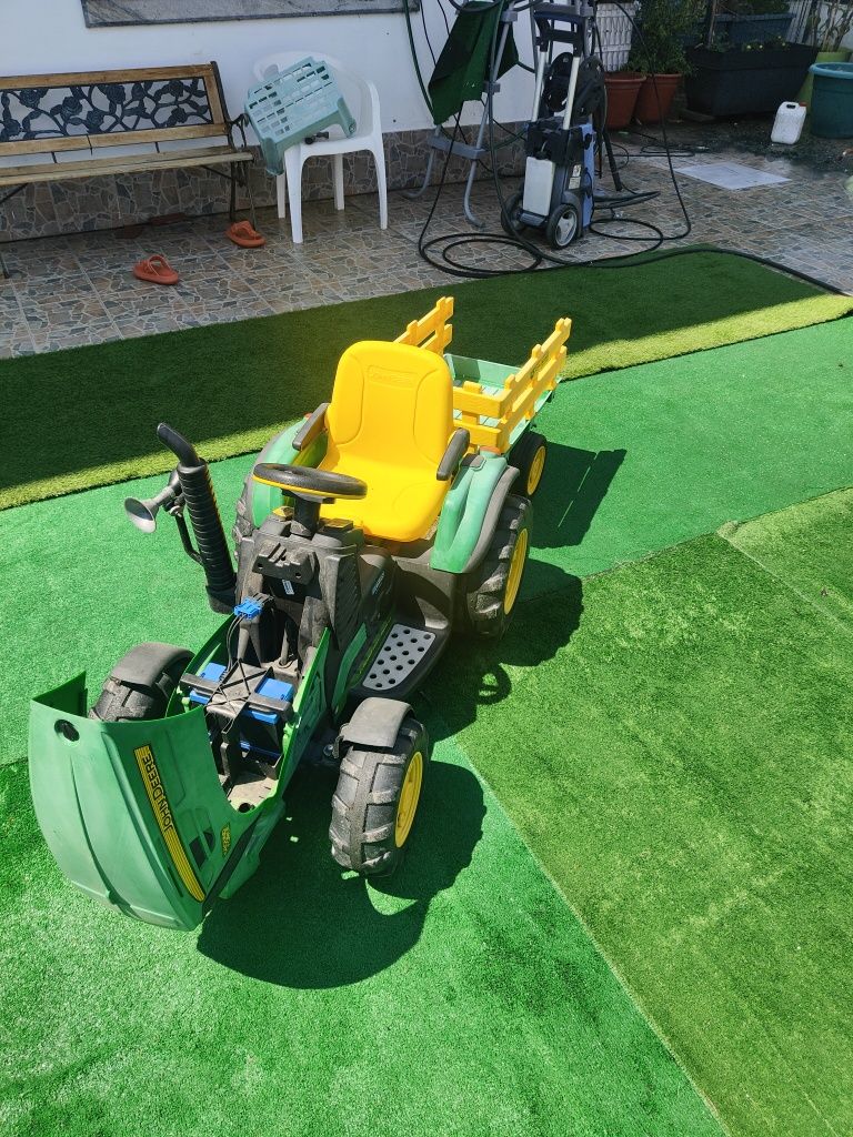 Trator john deere bateria 12v