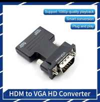 Переходник HDMI to VGA+ кабель AUX