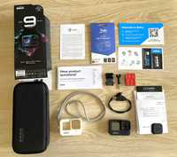 GoPro Hero 9 Black - Rozszerzony Zestaw, Karta 128 GB + Akcesoria