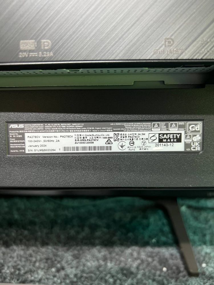 Монітор 27»дюймів Asus ProArt PA278CV /2K IPS, USB-C, Новий