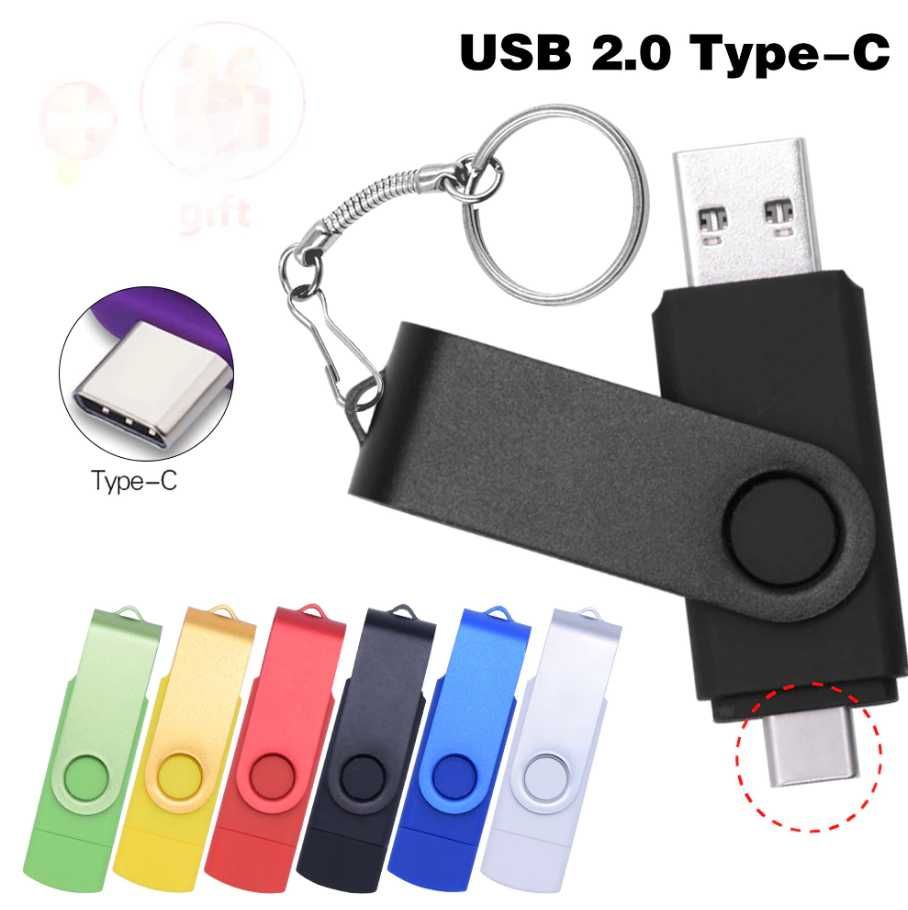 Флешка 3 в 1 USB micro usb - Usb Type C 64 ГБ