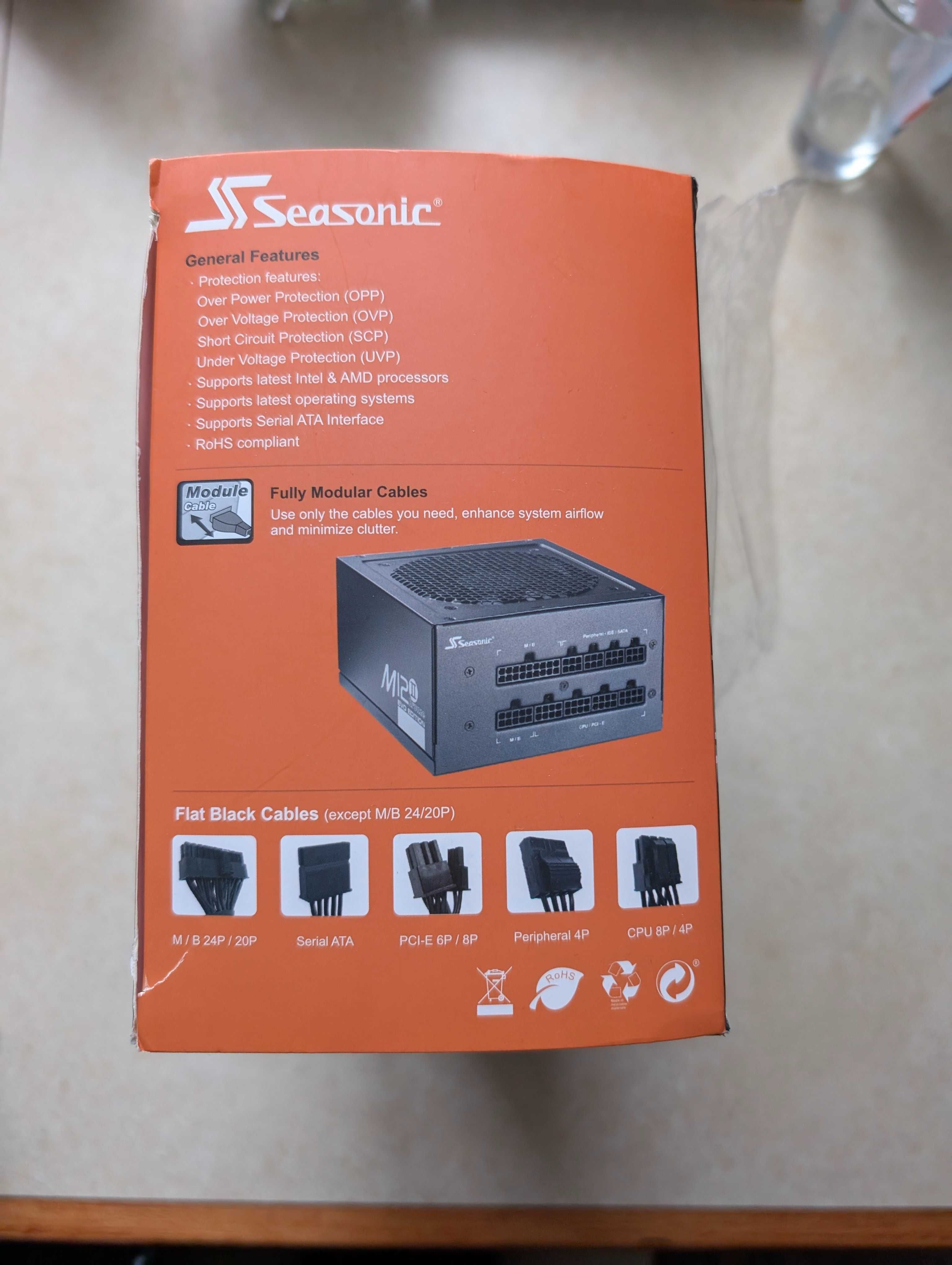 Блок живлення Seasonic S12II-520 520W Bronze (SS-520GB)