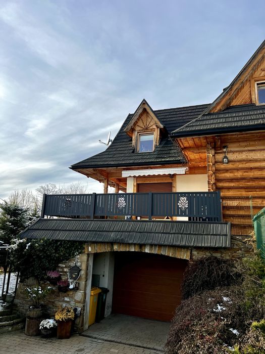 Balustrada nowoczesna aluminiowa góralska zewnętrzna balkonowa