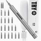 Kit de ferramentas 20 em 1, chave de fenda elétrica, corpo de alumínio