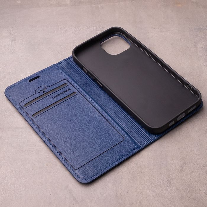 Etui Smart Caro Do Xiaomi Redmi 9A / 9At / 9I  Granatowe