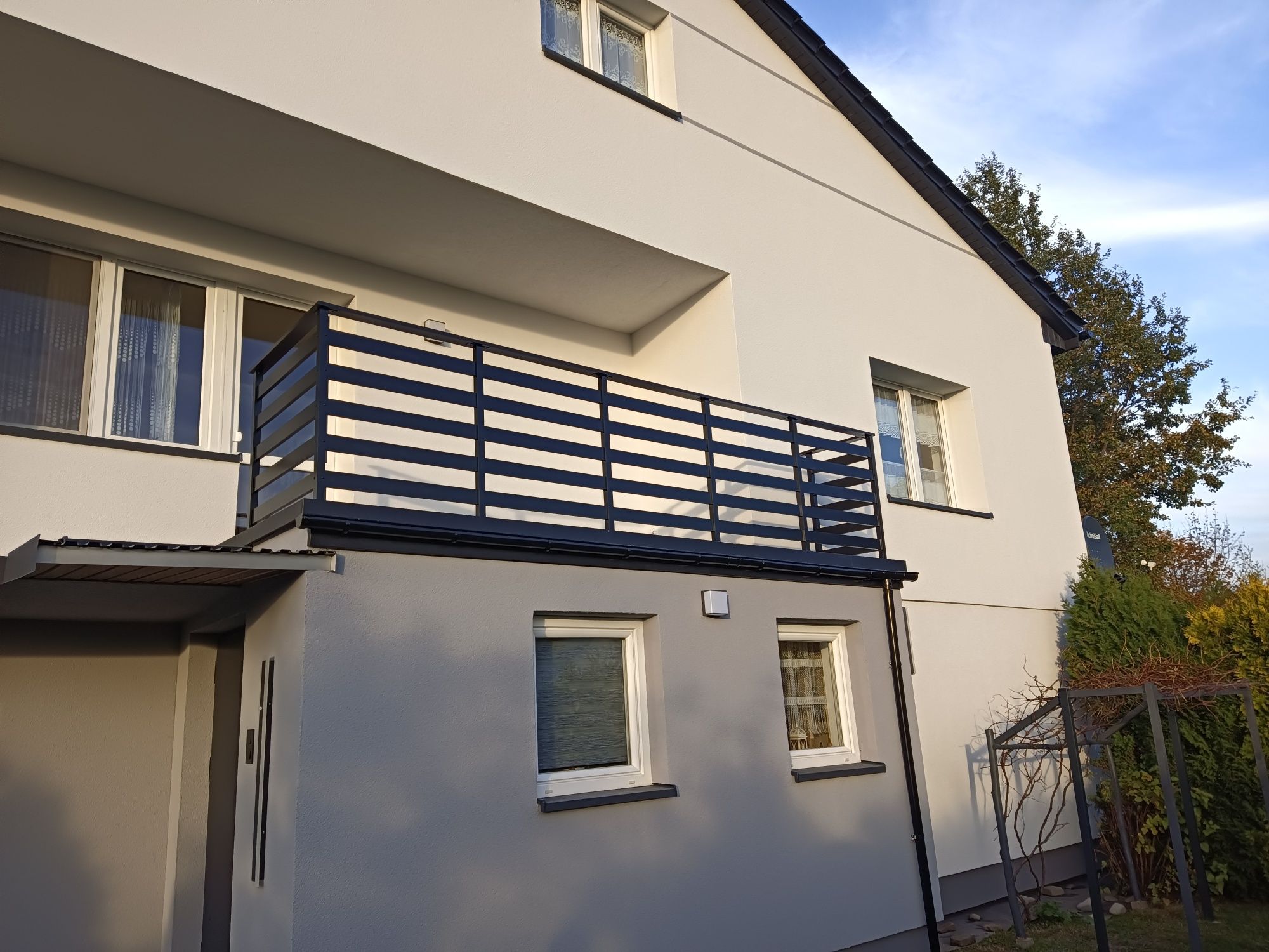 Balustrada, balustrady malowane proszkowo, aluminium