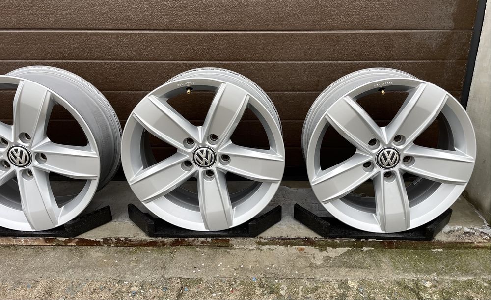 4x felgi aluminiowe 5x112 r16 et42 6,5J Alufelgi Oryginał VW 16”