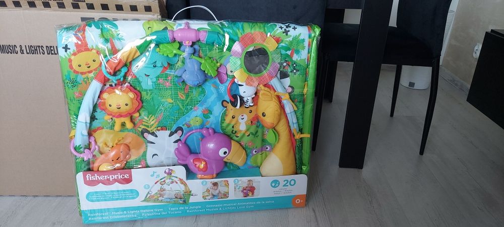 Mata  edukacyjna interaktywna Fisher Price las tropikalny