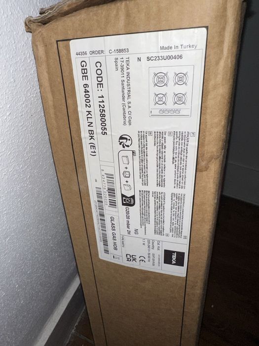 Fogão Teka - Nunca utilizado