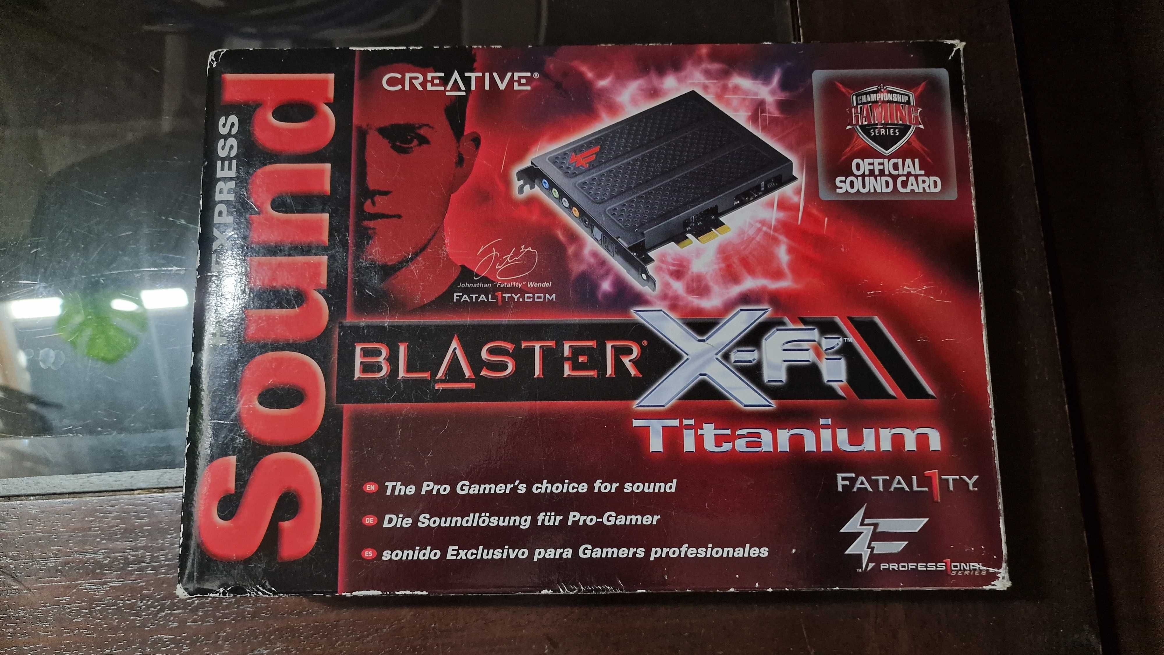 Creative Sound Blaster x-fi titanium fatal1ty sb0880