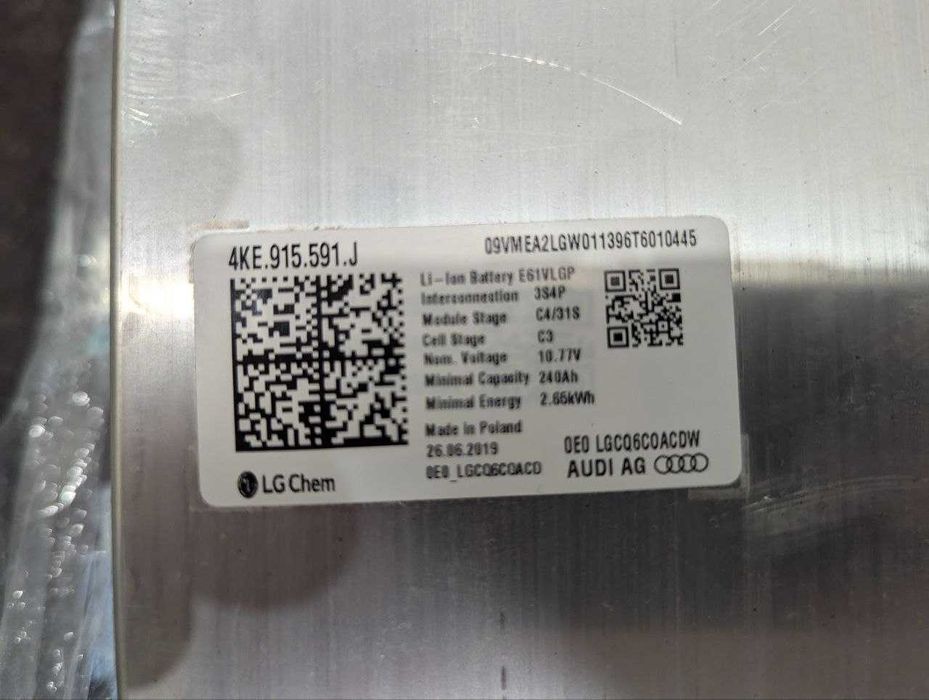 Модулі батарейка ячейка Audi E-tron Li-ion 4KE.915.591.H 4KE.915.591.J