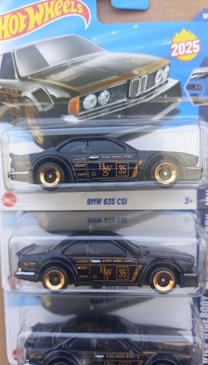 Conjunto 4 - Bmw 635 csi hot wheels