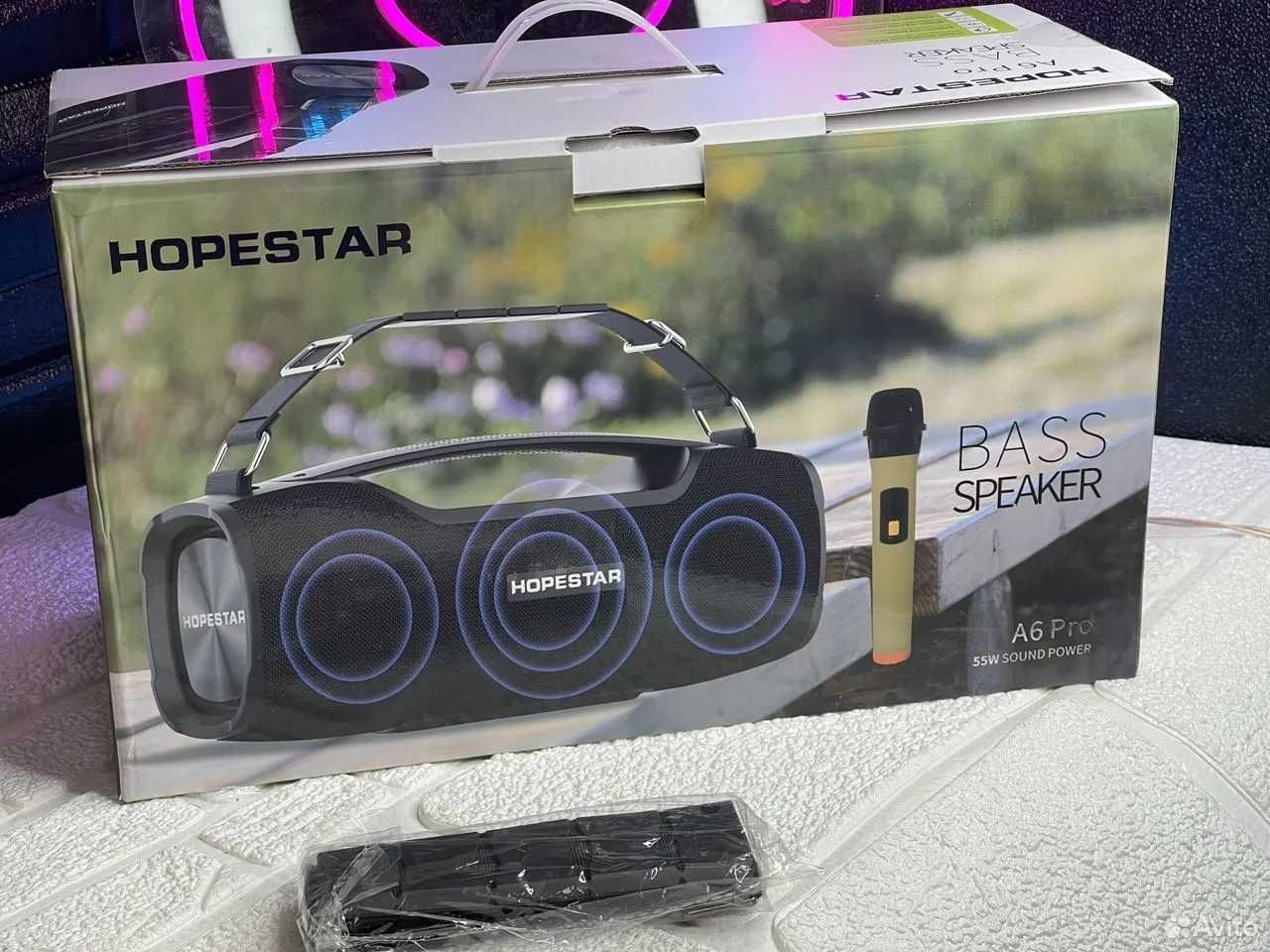 Колонка hopestar a6 pro с микрофоном