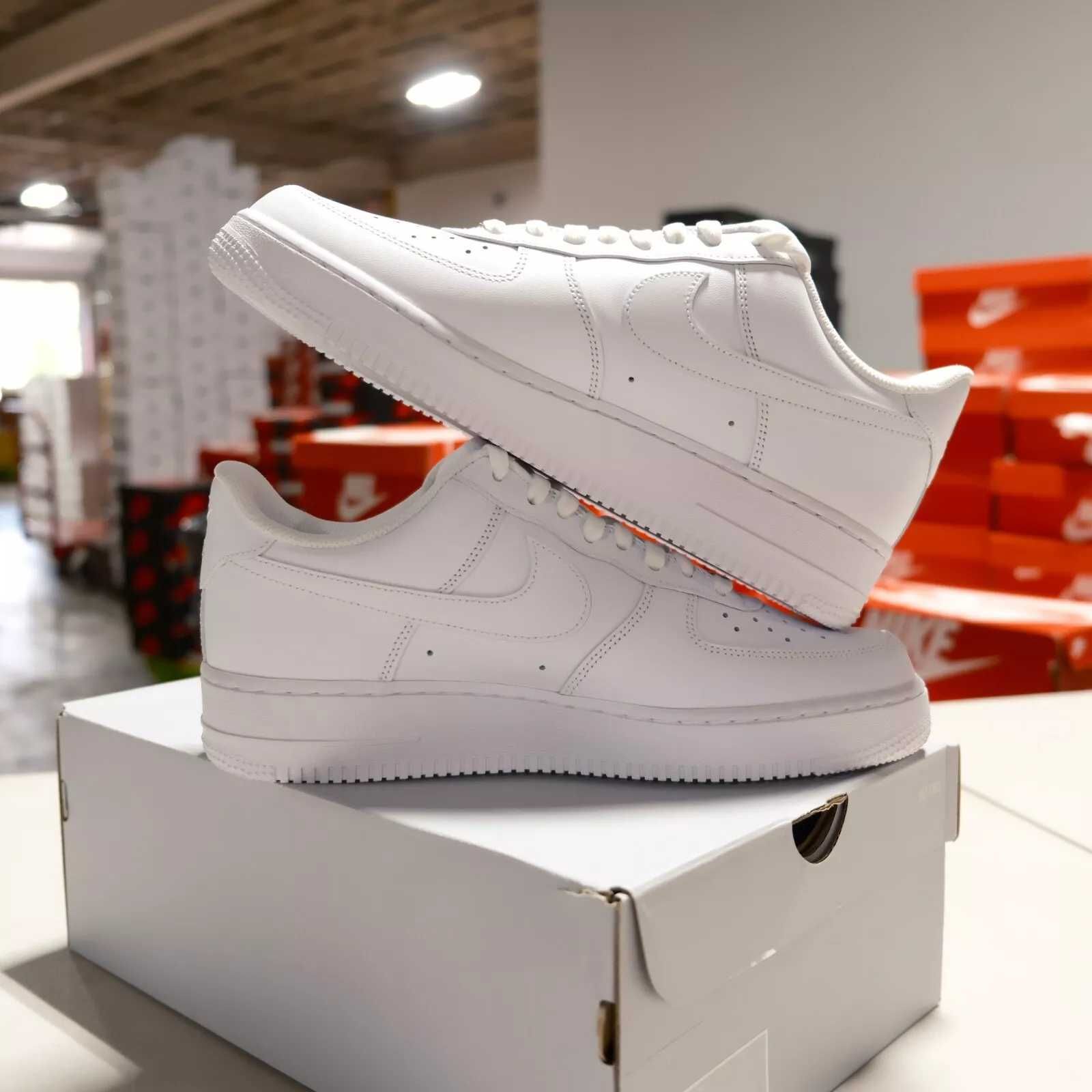 Nowe buty Nike Air Force 1 Low White/Biały, Rozmiar 46 - Nieużywane