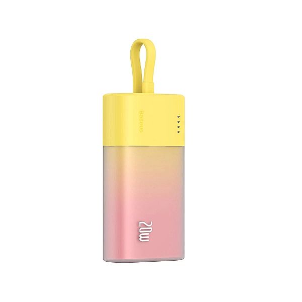 Powerbank Baseus Popsicle 5200mAh 20W z wbudowanym kablem Lightning (+