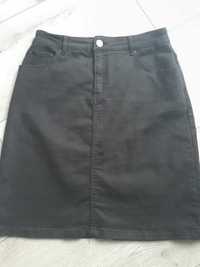 Czarna ,jeansowa spódnica