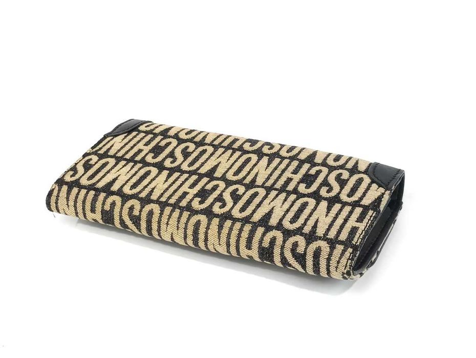 Кожаный женский кошелек Moschino Оригинал Винтаж