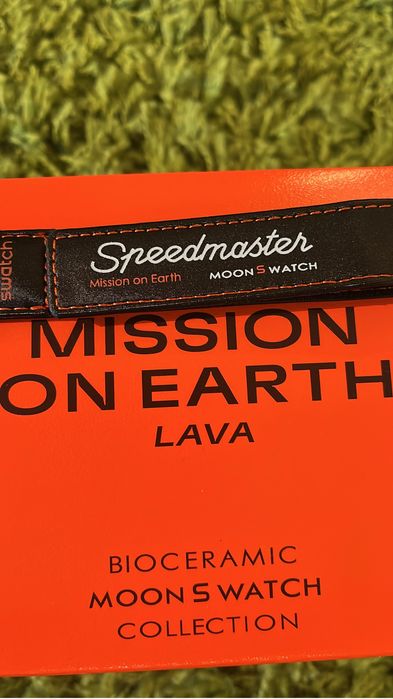 Swatch omega mission to lava
