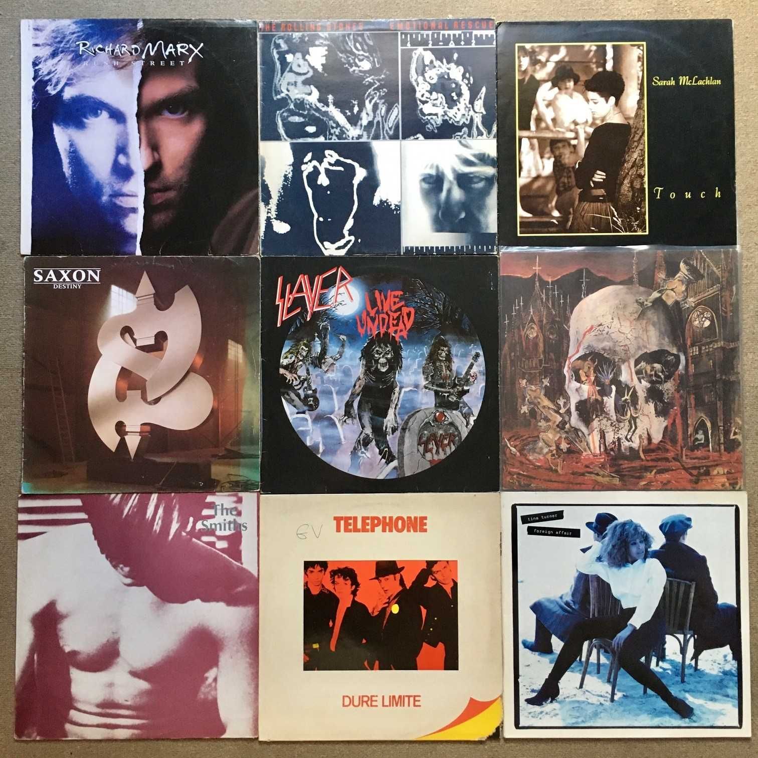 Discos de vinil LP álbuns - anos 80 90 rock pop reggae heavy metal