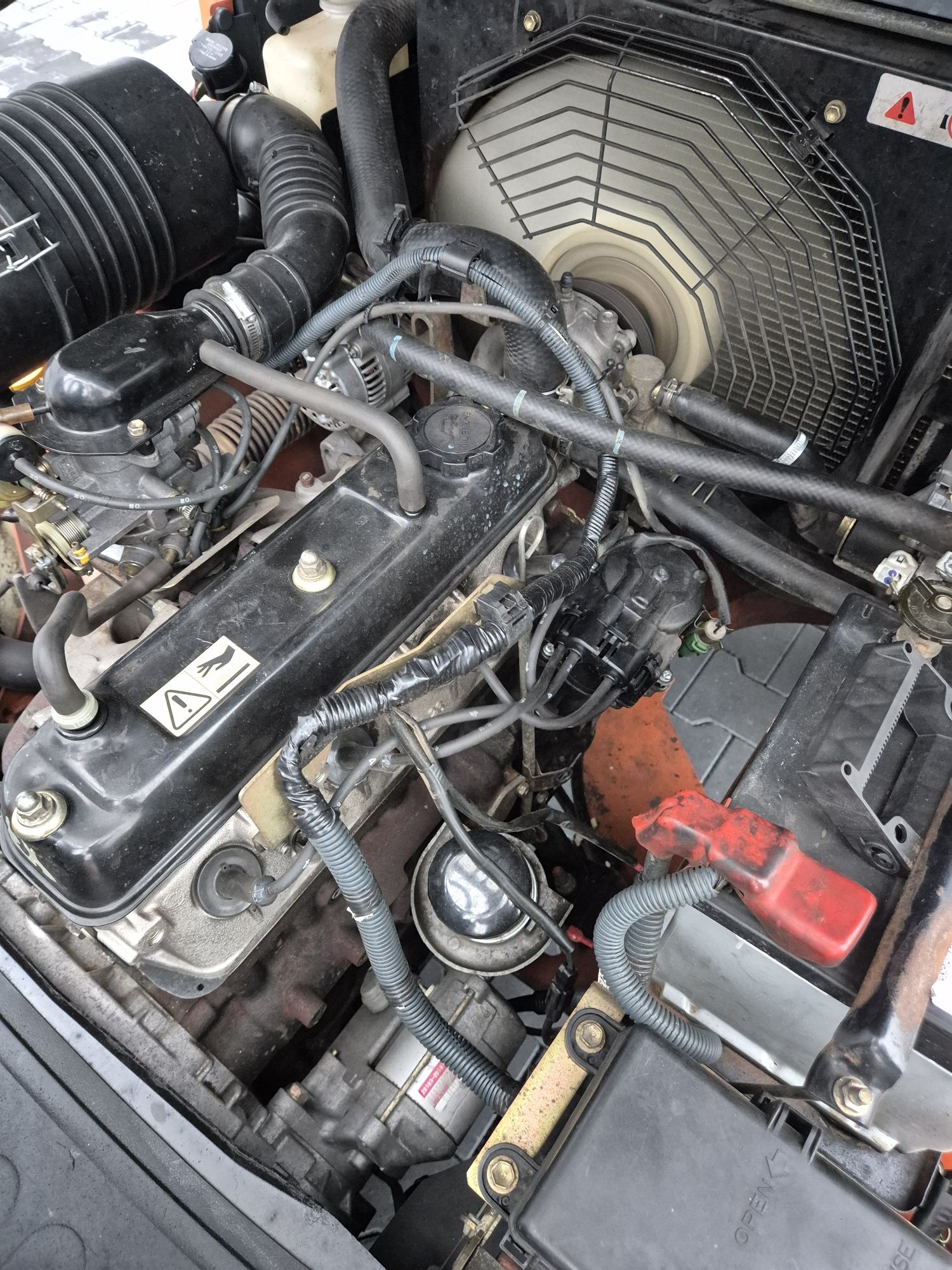Wózek widłowy TOYOTA 7FGF30, triplex, przesuw, GAZ