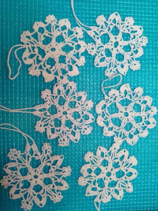 3 gwiazdek na choinkę (szydełko) opcja wysyłki częściowej