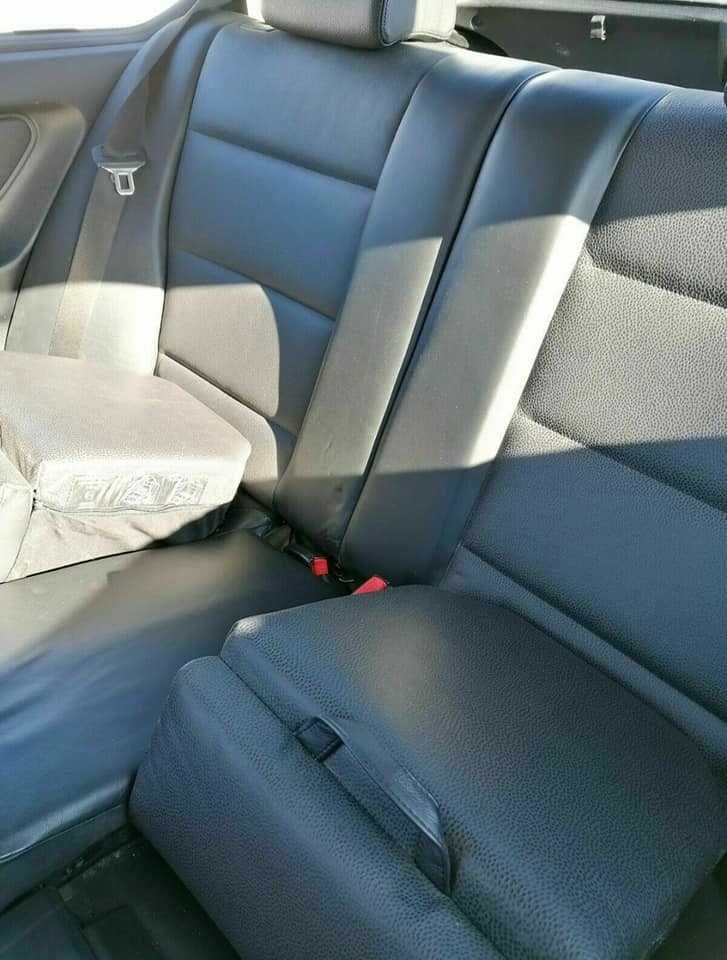 Kanapa Kindersitze czarna skóra Oregon BMW E36 Compact IDEALNA RARYTAS