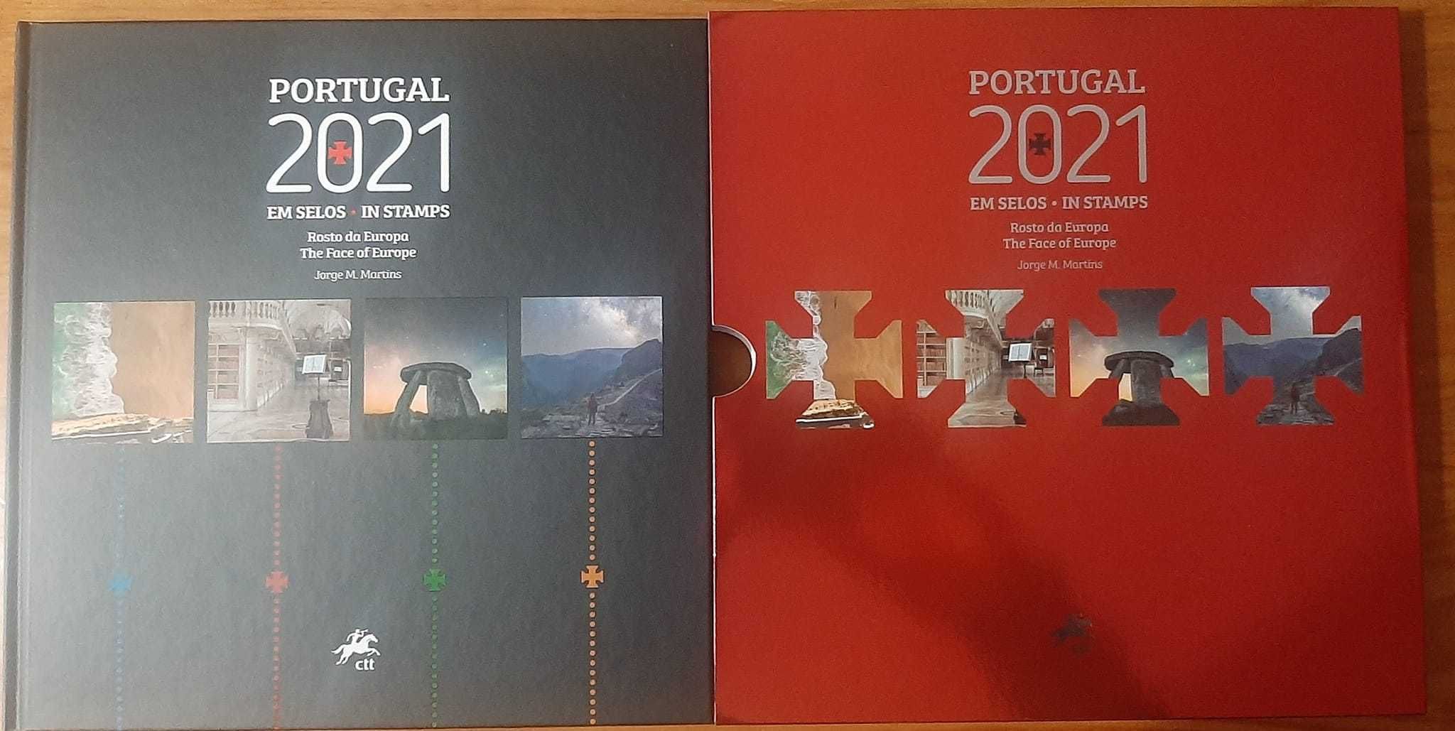 Coleção de selos Portugal 2021 - Rosto da Europa.