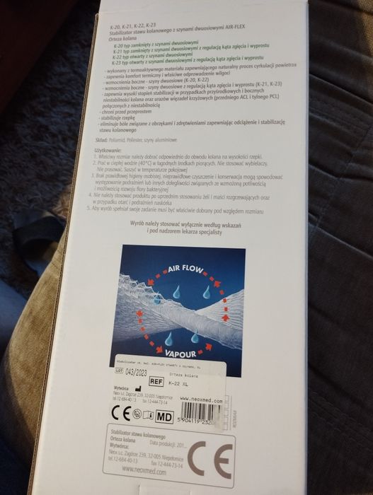 Orteza kolanowa , stawu kolanowego, stabilizator stawu kolanowego, kol