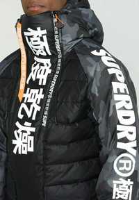 SuperDry kurtka oryginalna nowa zimowa puch narty L  XL