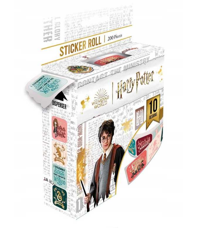 Harry Potter naklejki w rolce znaczki do naklejania na zeszyt