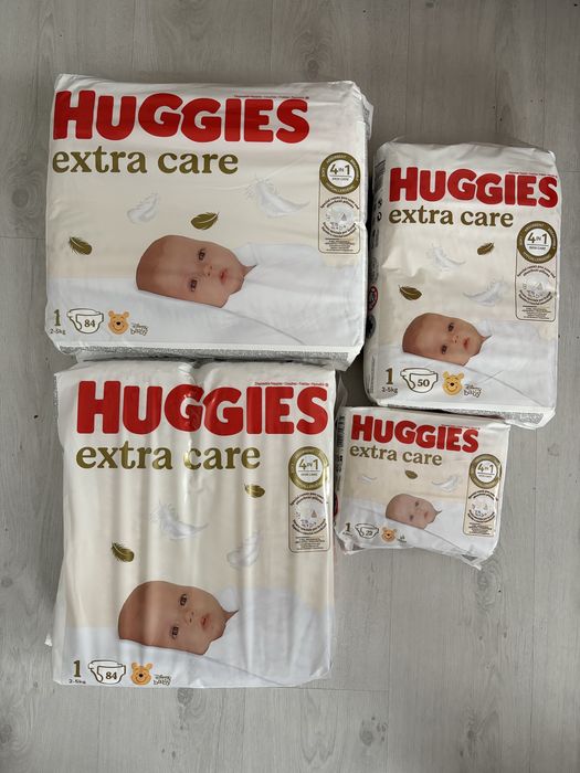 Підгузки Huggies Extra Care розмір 1