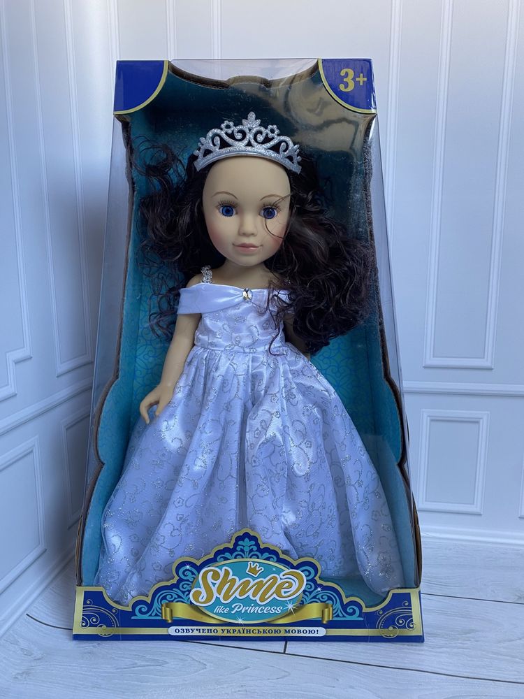 Інтерактивна Лялька принцеса Shine 45 см. 2 види озвуч. українською