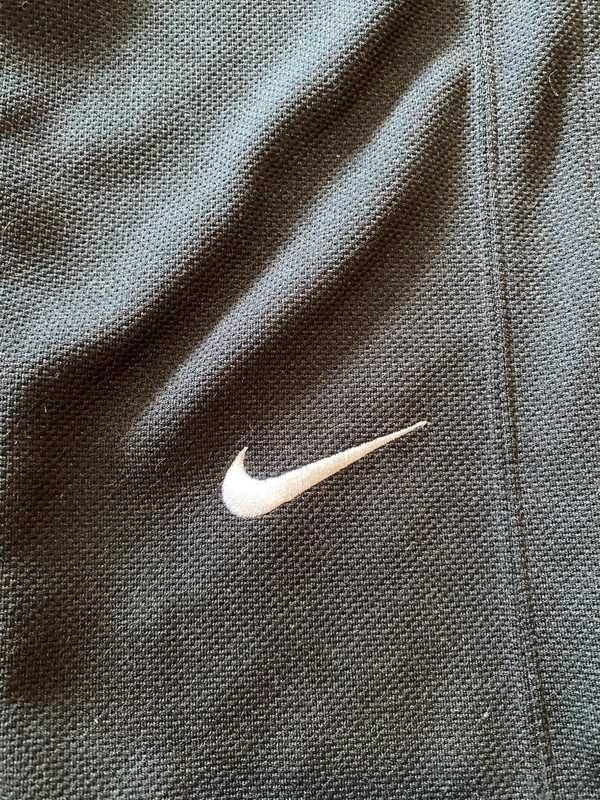 Vintage spodnie dresowe Nike guziki basketball rozpinane XL czarnyhaft