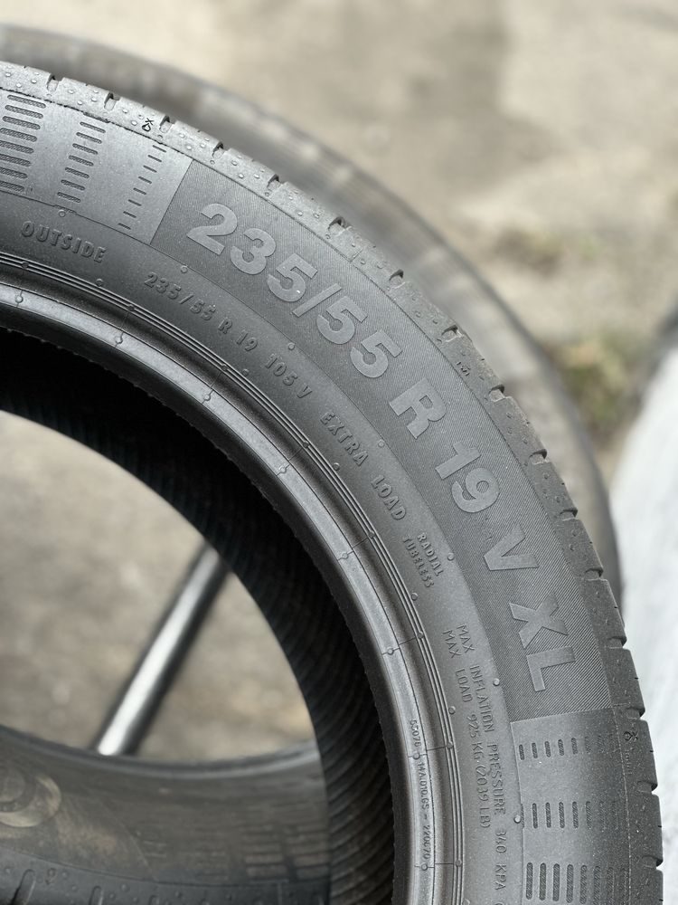 Топова шина‼️Continental EcoContact5 105V 235/55 r19 6мм 2023рік