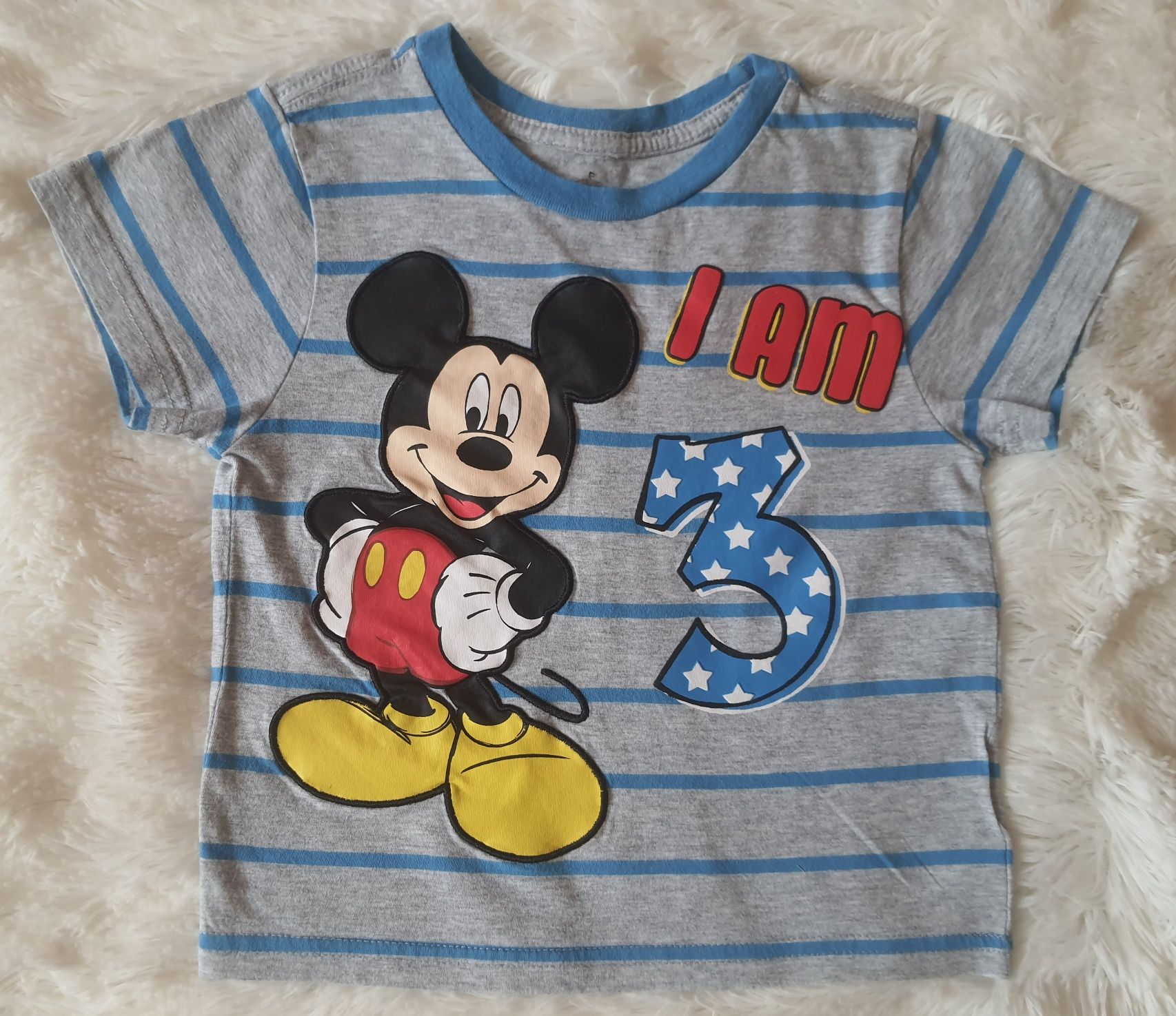 Bawełniany t-shirt chłopięcy Myszka Miki Disney rozmiar 98, 2-3 lata