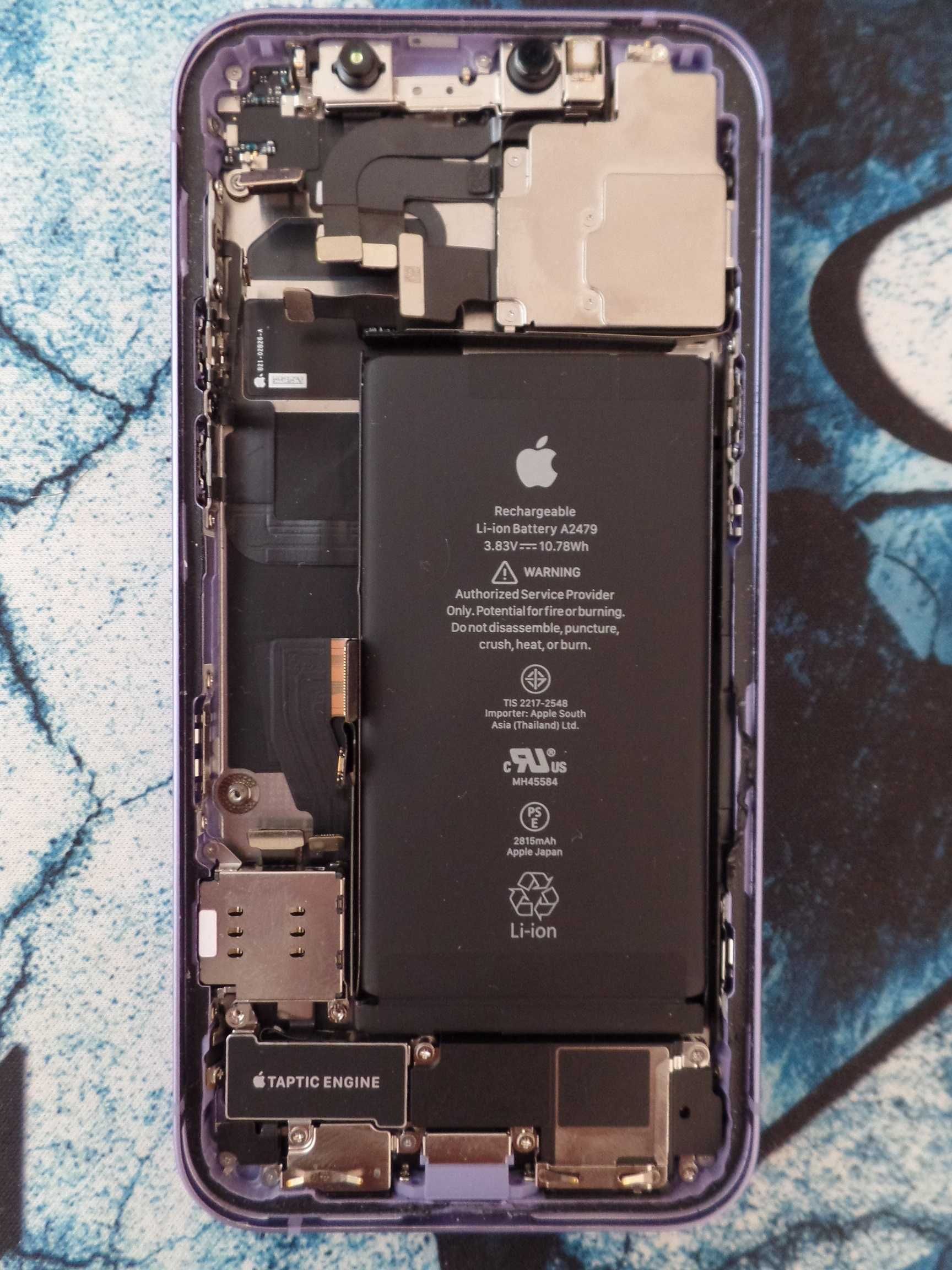 Chassis e componentes internos Iphone 12