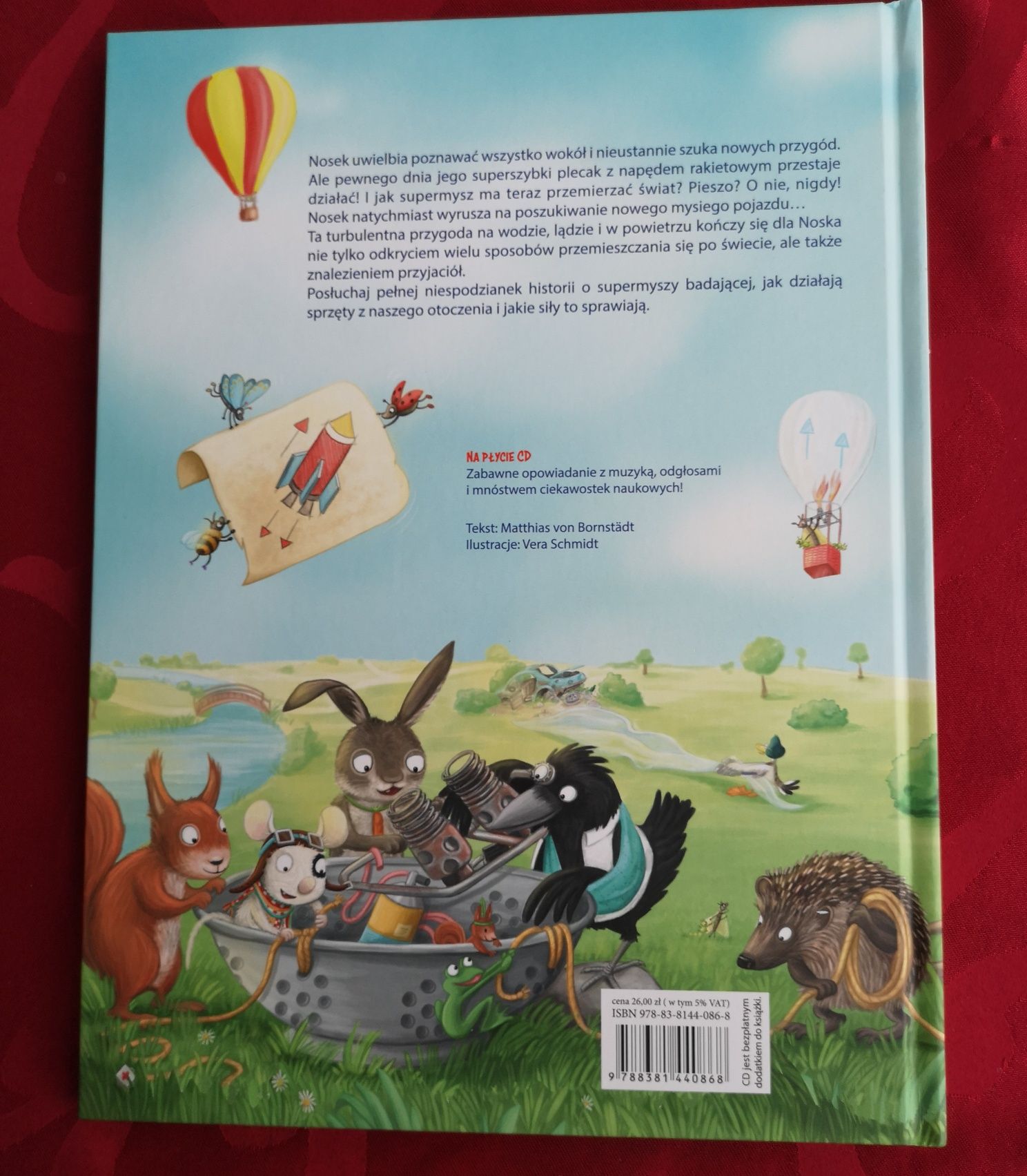 Zestaw 7 książek dla dzieci z płytą CD